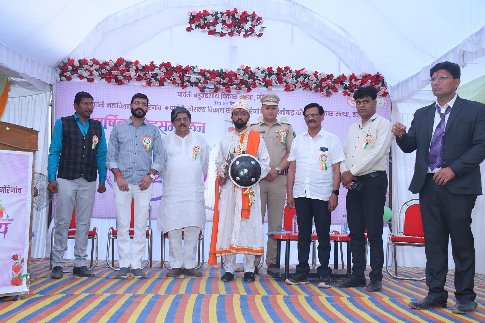 All guests at ceremony